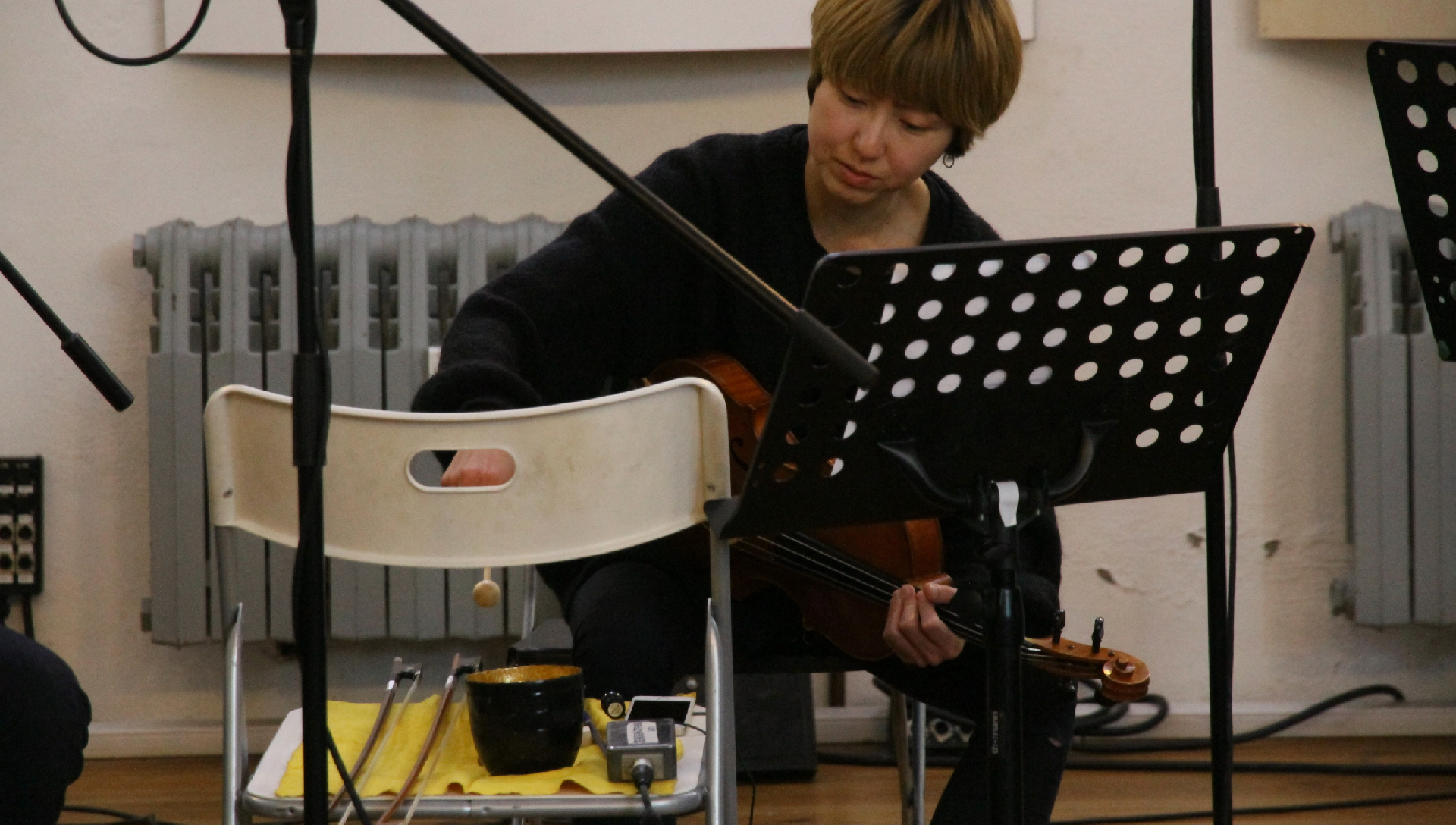 2019-07-08 Ame Zek's 'Unfinished sense of time' im Studio Börne45